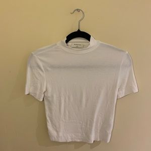 Aritzia/Babaton mock neck short sleeve top